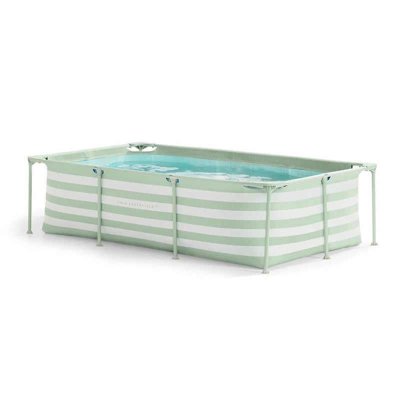Load image into Gallery viewer, Swim essentials luxe groen gestreept zwembad, 260cm
