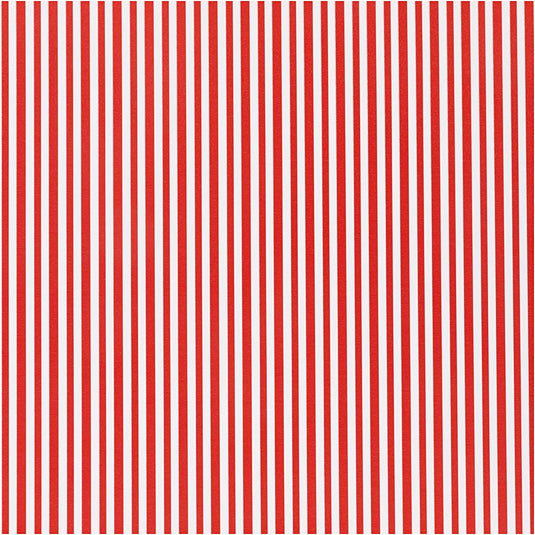 Inpakpapier, strepen, b: 50 cm, 80 gr, rood wit, 100 m 1 rol