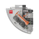 Badkamer rek hoekplank vacuum fix 23x23x11 cm