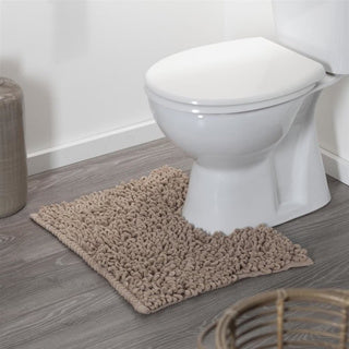 Sealskin twist toiletmat 45x50 cm - microfibre - zand