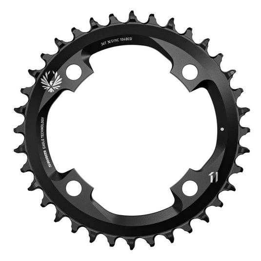 Sram kettingblad 34t eagle x-sync 2 104 bcd 12 speed zwart