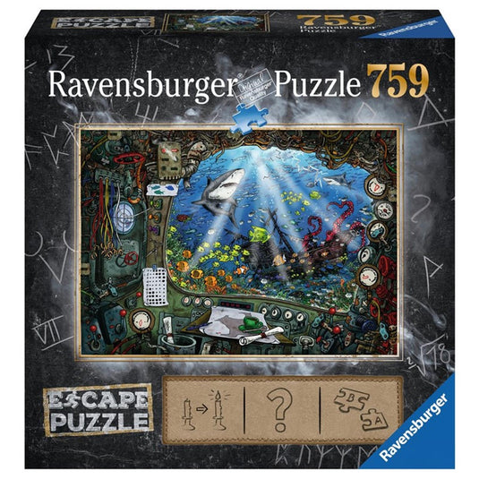 Ravensburger Escape Room Puzzel - De Onderzeeër, 759st.