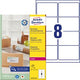 Gerecycleerde etiketten voor laserprinters quickpeel lr7165-100 99,1x67,7mm