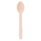 Wegwerp lepel hout 16cm, 50st.