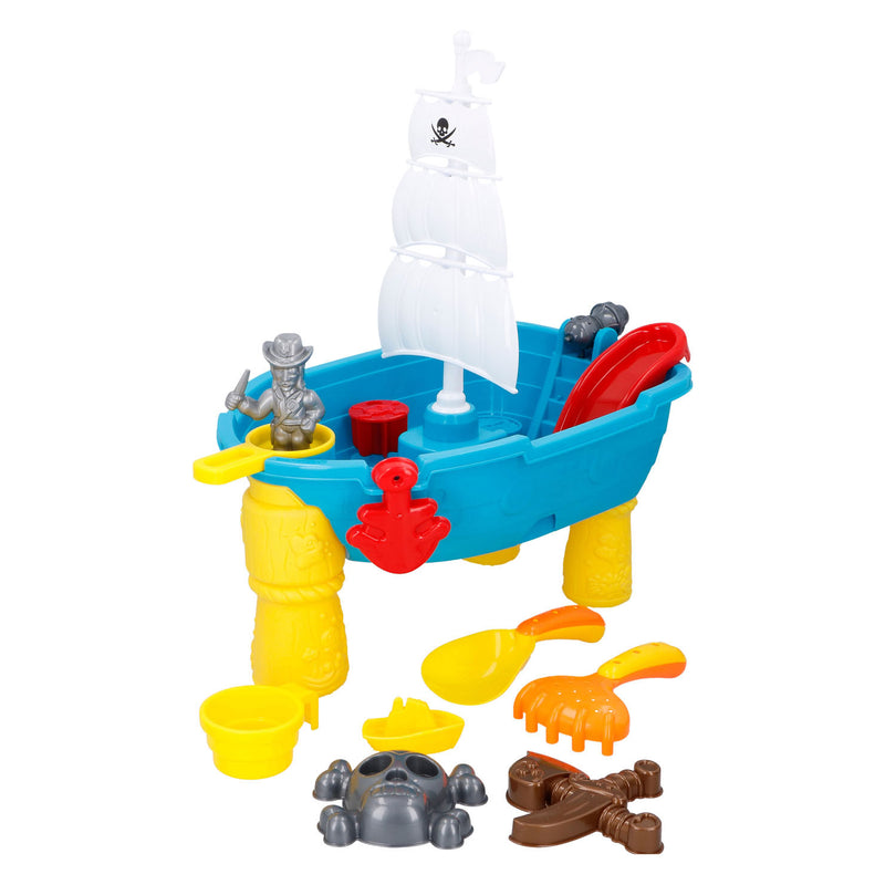 Load image into Gallery viewer, Zand - en watertafel piratenboot, 19dlg.

