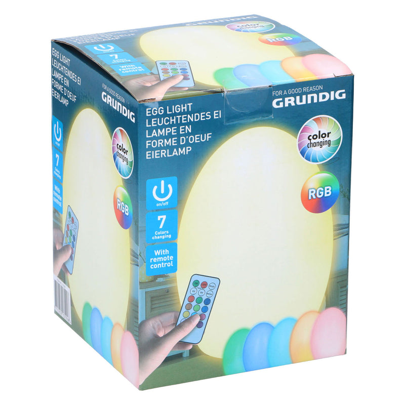 Load image into Gallery viewer, Abi Kleurveranderende Nachtlamp in Eivorm, met Afstandsbediening

