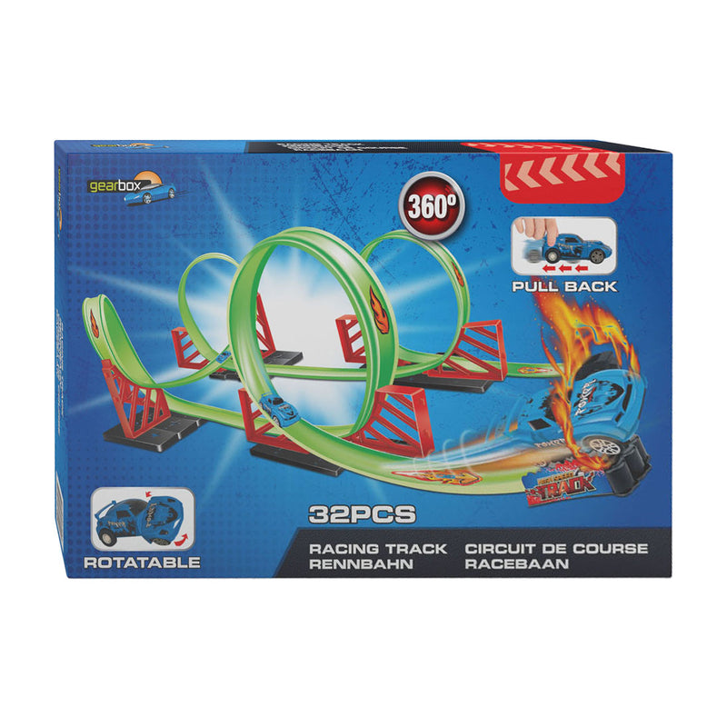 Load image into Gallery viewer, Racebaan Looping met Pull-back 360 Auto, 32dlg.
