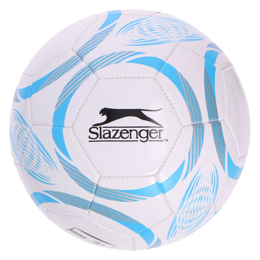 Merkloos sans marque slazenger voetbal maat 5 - football size 5 voor training en wedstrijd - voetbal voor buiten en sportveld - assorti kleuren zwart, blauw of rood - standaard voetbalmaat