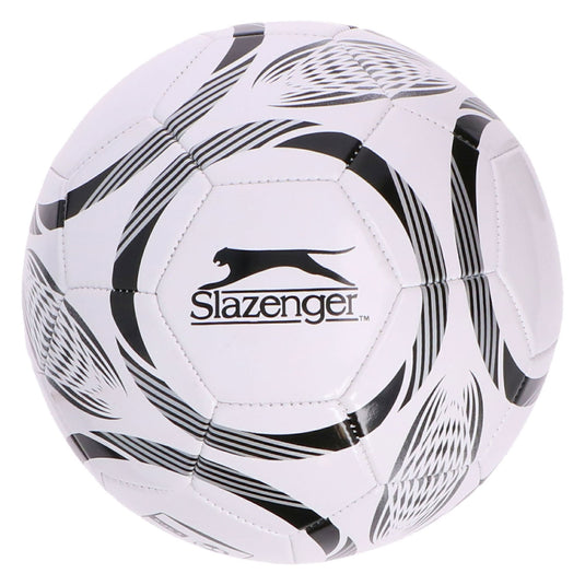Merkloos sans marque slazenger voetbal maat 5 - football size 5 voor training en wedstrijd - voetbal voor buiten en sportveld - assorti kleuren zwart, blauw of rood - standaard voetbalmaat
