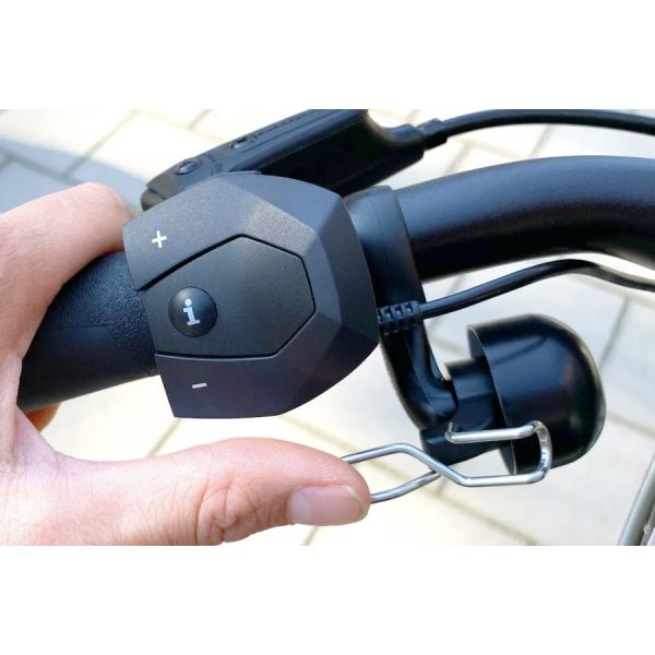 Load image into Gallery viewer, Widek e-bike bel zwart op kaart
