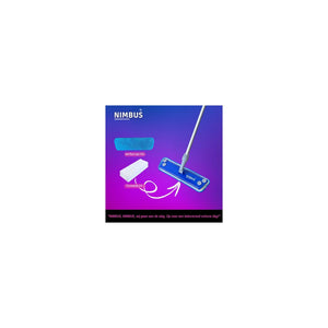 Nimbus vloerwisser 2-in-1 starterkit met dweil en 10 vloerdoekjes