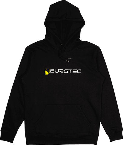 Load image into Gallery viewer, Burgtec black logo hoodie
