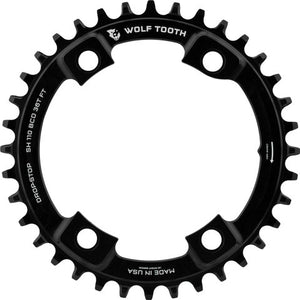 Wolf tooth components 110 bcd asymmetric 4-arm chainring for shimano