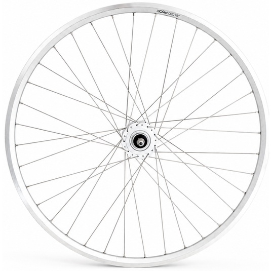 Shimano voorwiel 28 x 1 4'' aluminium zac 2000 velg - dh-c3000-3n naafdynamo - velgrem - zilver
