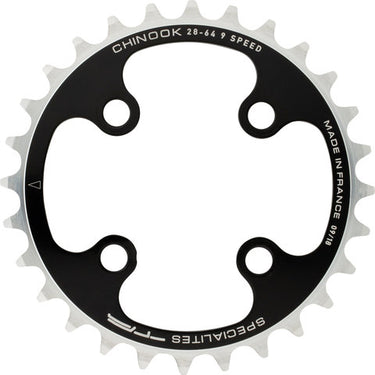 Ta chinook chainring, 4-arm, inner, 64 mm bolt circle diameter