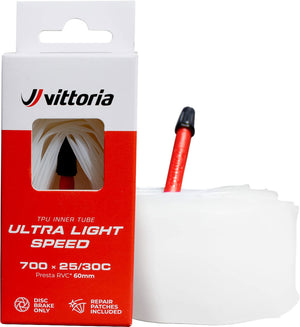 Vittoria ultra light speed 700x25 30 sv 80mm tpu tube