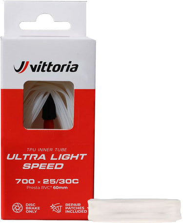 Vittoria ultra light speed 700x25 30 sv 80mm tpu tube
