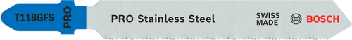 Bosch decoupeerzaagblad t118gfs (5st) rvs
