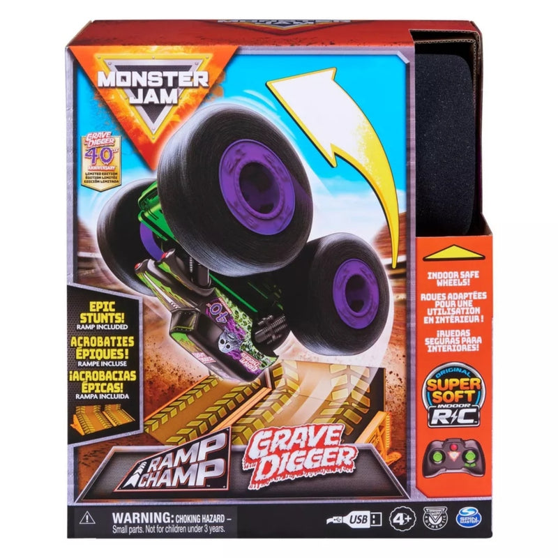 Load image into Gallery viewer, Monster Jam Monster Jam RC Grave Digger Ramp Champ 1:16
