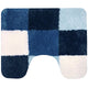 Dutch house brest toiletmat 60x50cm blauw