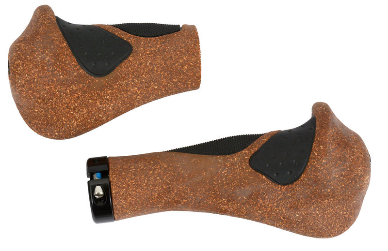 Load image into Gallery viewer, Radon rg-02-n ergogel comfort cork grips for hub shifting
