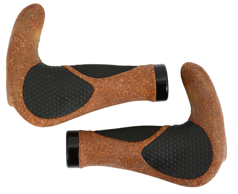 Load image into Gallery viewer, Radon rg-02-be ergogel comfort cork grips with barends
