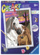 Ravensburger creart sunset horses - schilderen op nummer voor kinderen