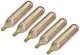 Radon co2 cartridge 38g with thread, pack of five