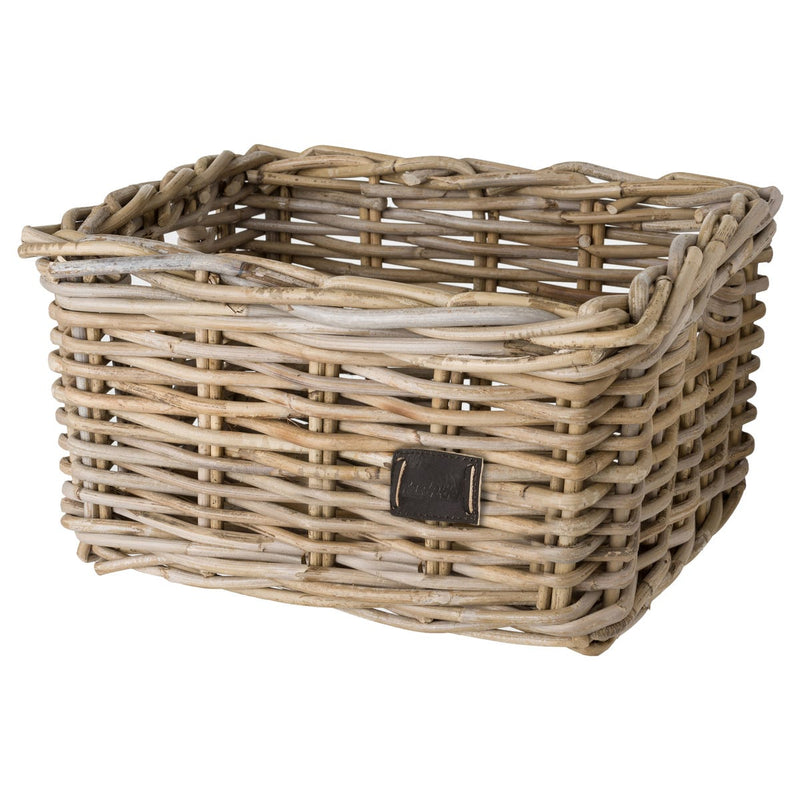 ギャラリービューアに画像をロードする, Fastrider zeno rotan fietsmand - naturel - 8l - handgemaakt
