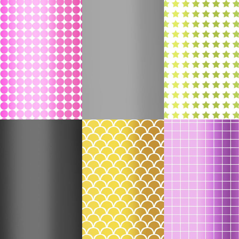 Load image into Gallery viewer, Cricut • premium vinyl mosaic permanent 30,5x122cm metallic vormen
