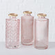 Boltze home vaas adore h13cm glas roze