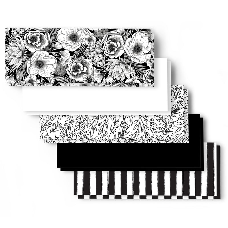 Load image into Gallery viewer, Cricut joy • deluxe papier zwart wit met natuurprint
