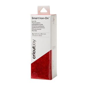 Cricut joy • smart iron-on glitter rood