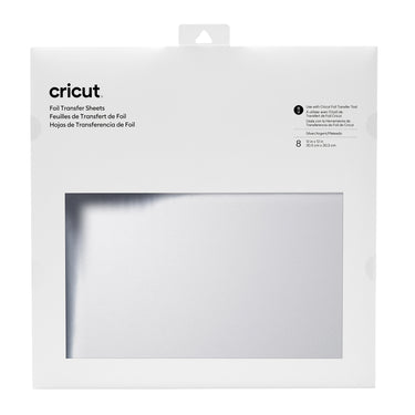 Cricut • transferfolie vel 30x30cm 8 vel zilver