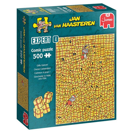 Jan van Haasteren Legpuzzel Expert 4 Overal Cadeautjes!, 500