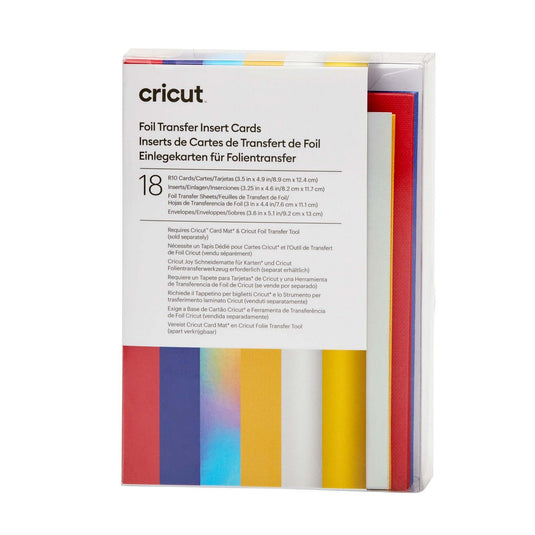 Cricut • insert cards foil celebration r10