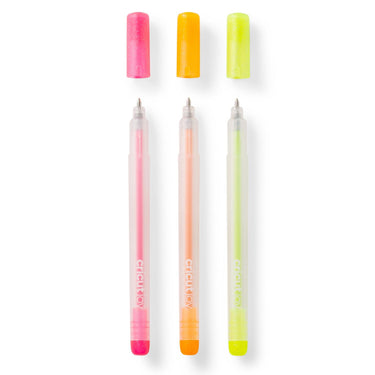 Cricut joy • glitter gel pens 3-pack (pink, orange, yellow)