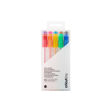 Cricut joy • glitter gel pens 10-pack (rainbow + pink, brown, black)