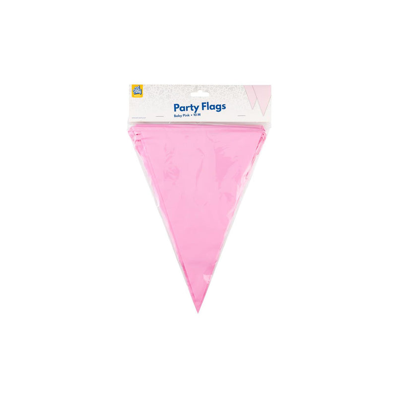 Afbeelding laden in galerijviewer, Paperdreams party vlag - baby roze 10 meter pe polyetheen
