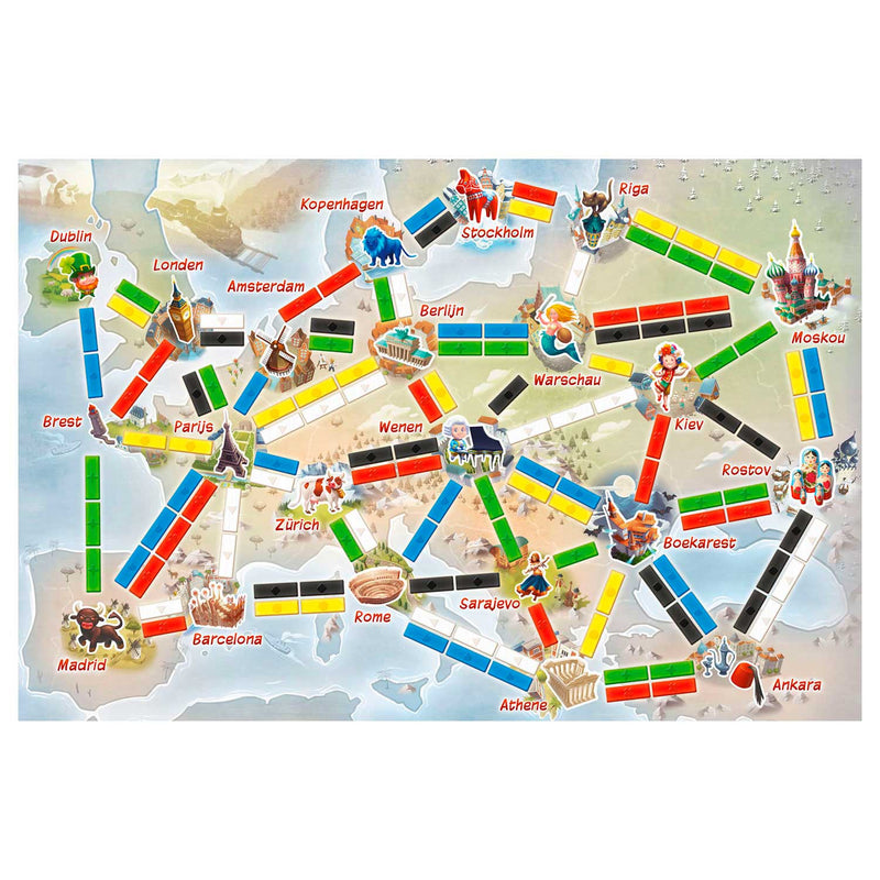 Load image into Gallery viewer, Asmodee ticket to ride mijn eerste reis bordspel
