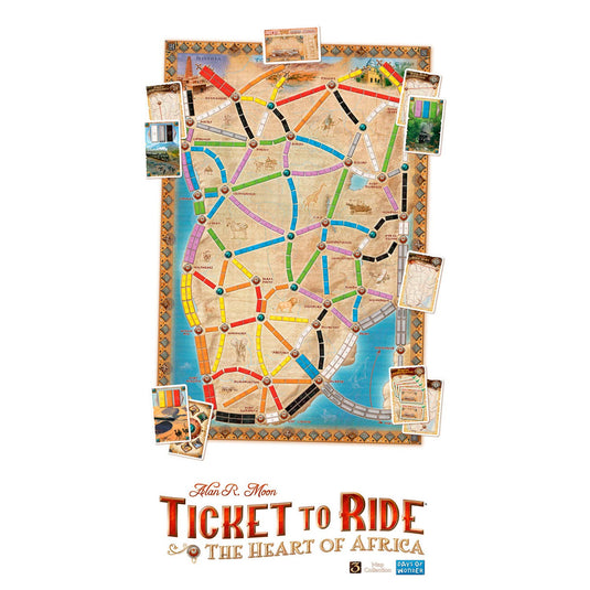 Days of wonder ticket to ride afrika bordspel