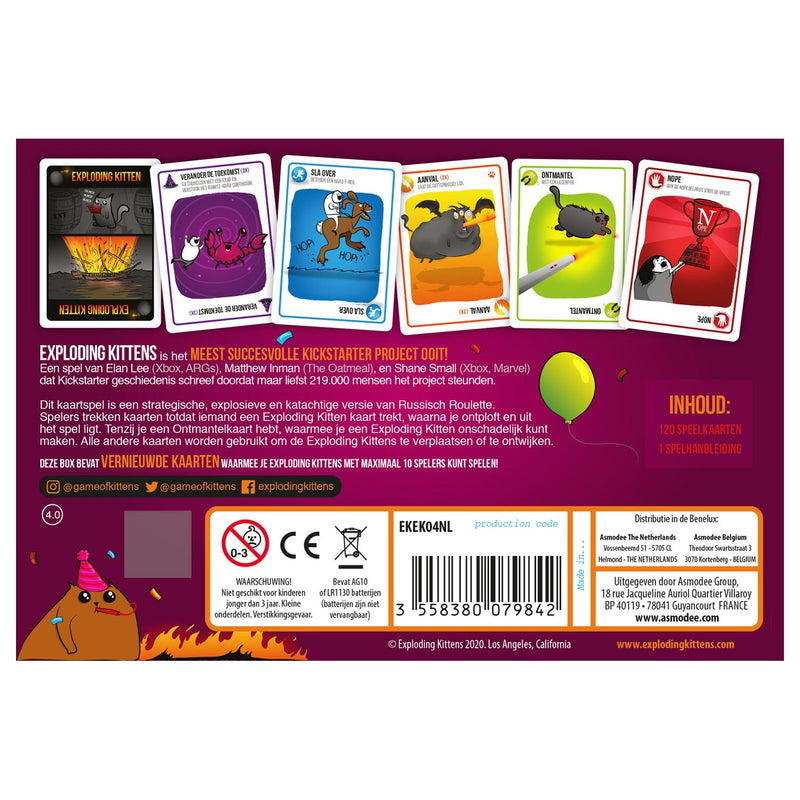 Load image into Gallery viewer, Asmodee Exploding Kittens Party Pack NL
