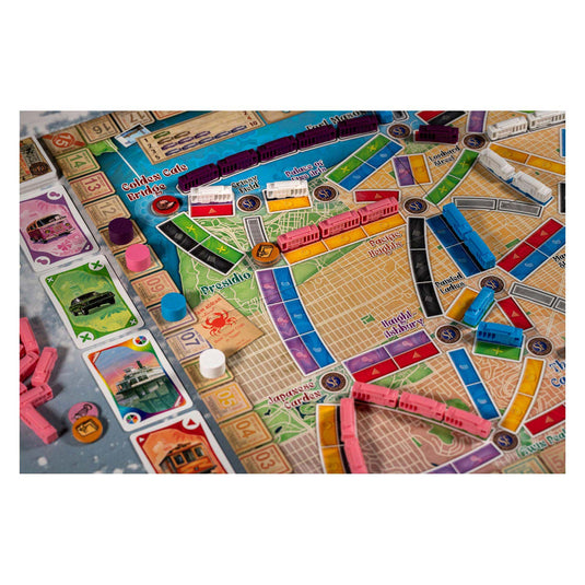 Days of wonder ticket to ride - san francisco bordspel