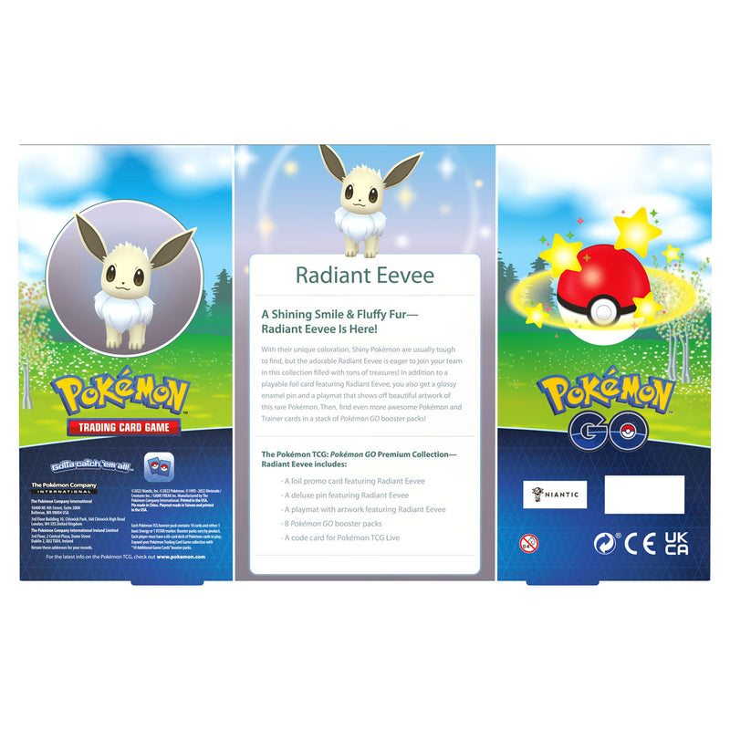 Load image into Gallery viewer, Asmodee go premium collection radiant eevee
