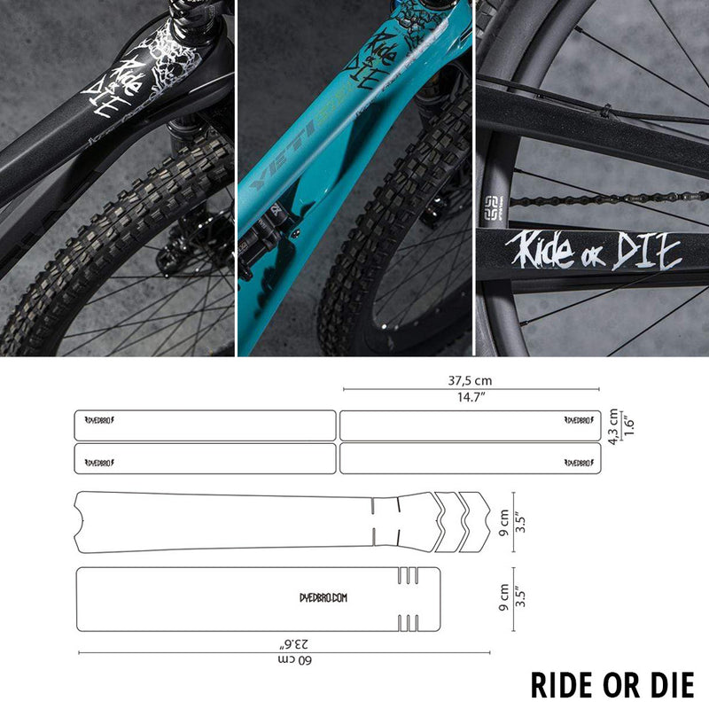 Load image into Gallery viewer, Dyedbro ride or die frame protector kit
