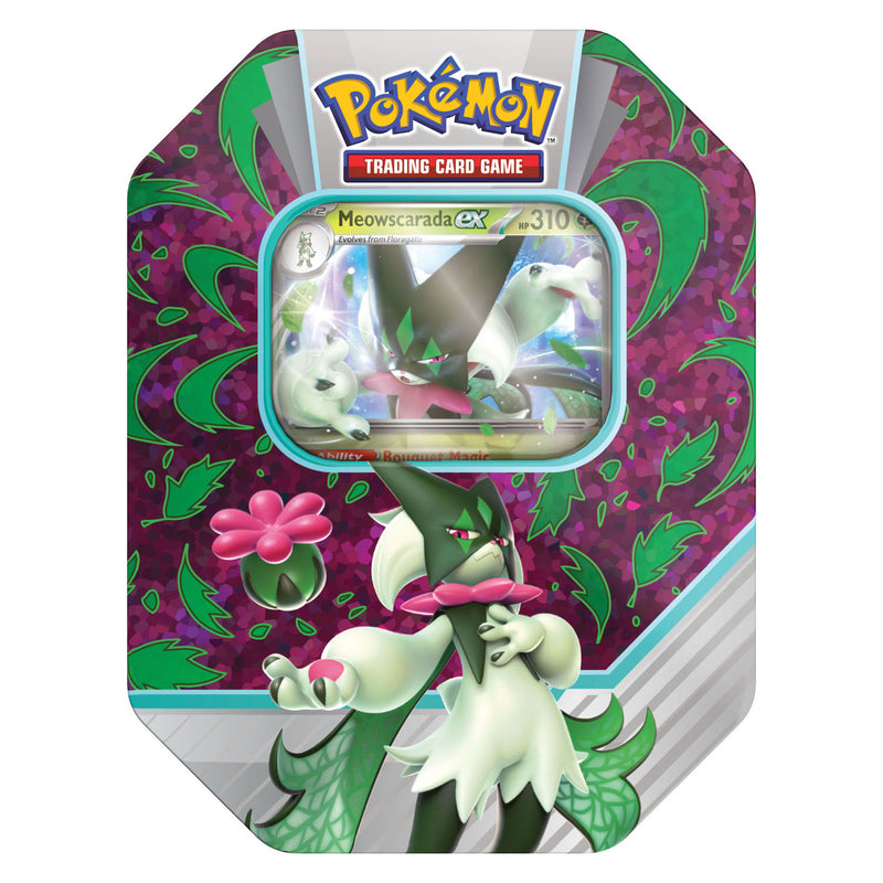 Load image into Gallery viewer, Asmodee Pokemon TCG Paldea Partners Tin Meowscarada
