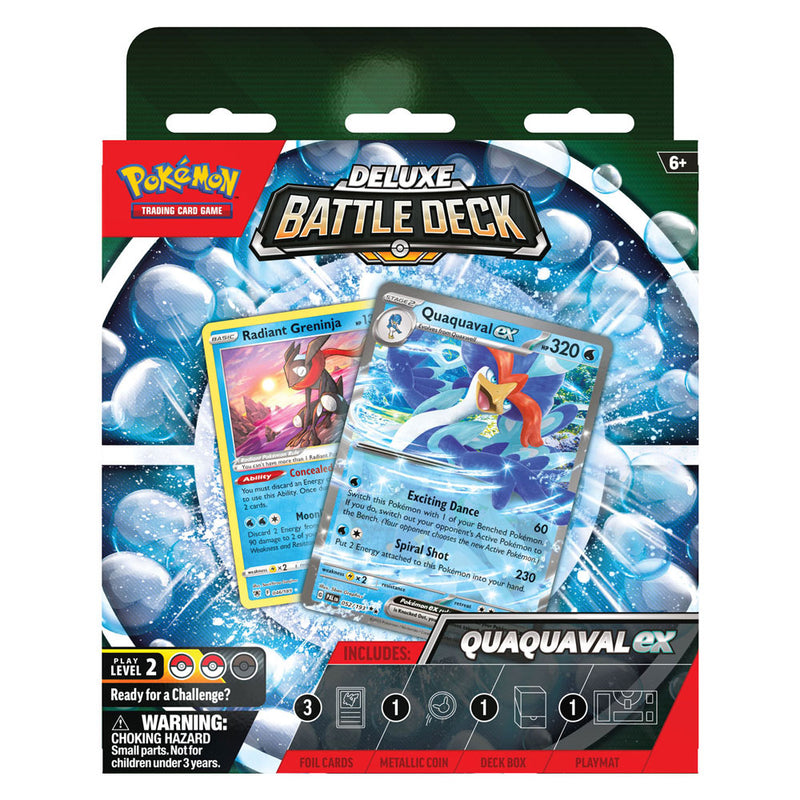 Load image into Gallery viewer, Asmodee Pokemon TCG Deluxe Battle Deck Quaquaval ex
