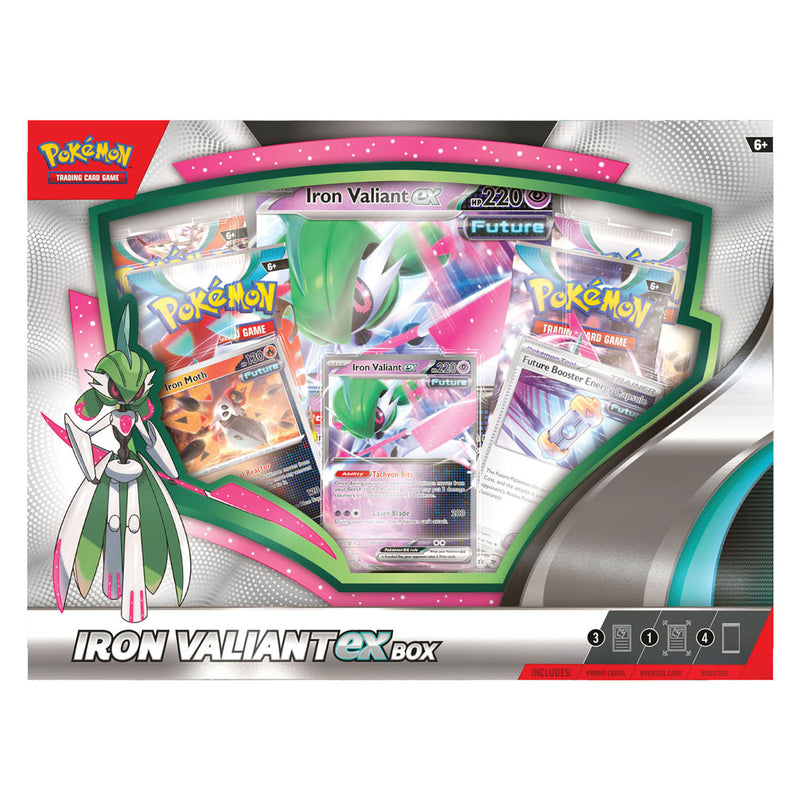 Load image into Gallery viewer, Asmodee Pokemon TCG ex Box Iron Valiant
