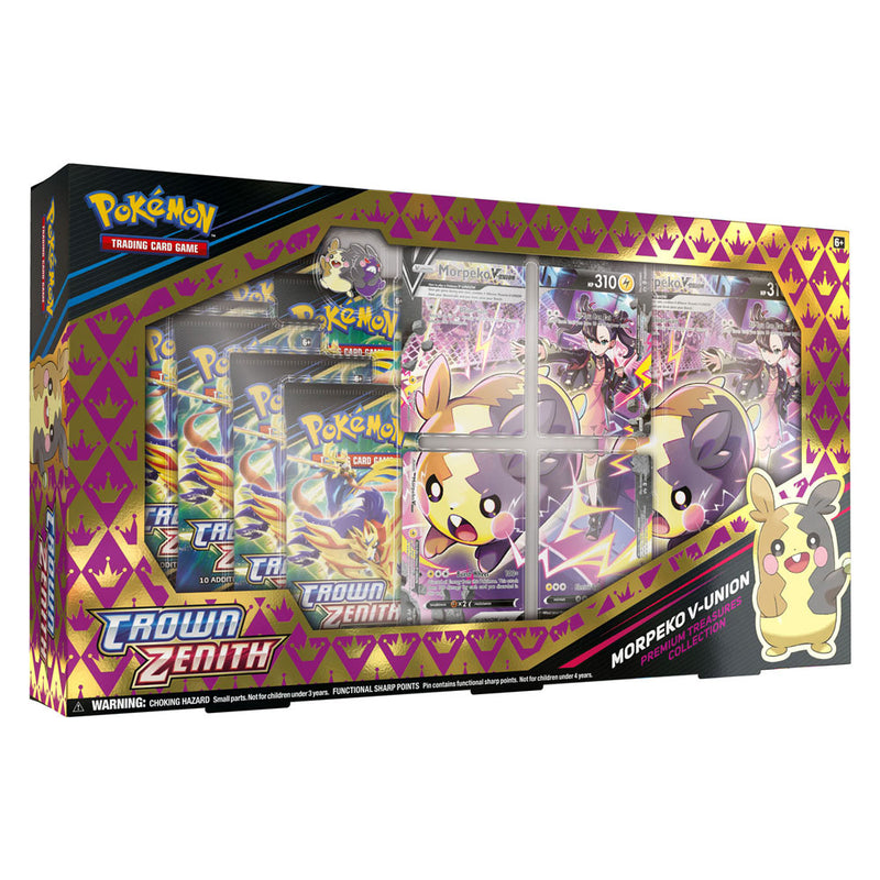 Load image into Gallery viewer, Asmodee tcg crown zenith morpeko v-union premium collection
