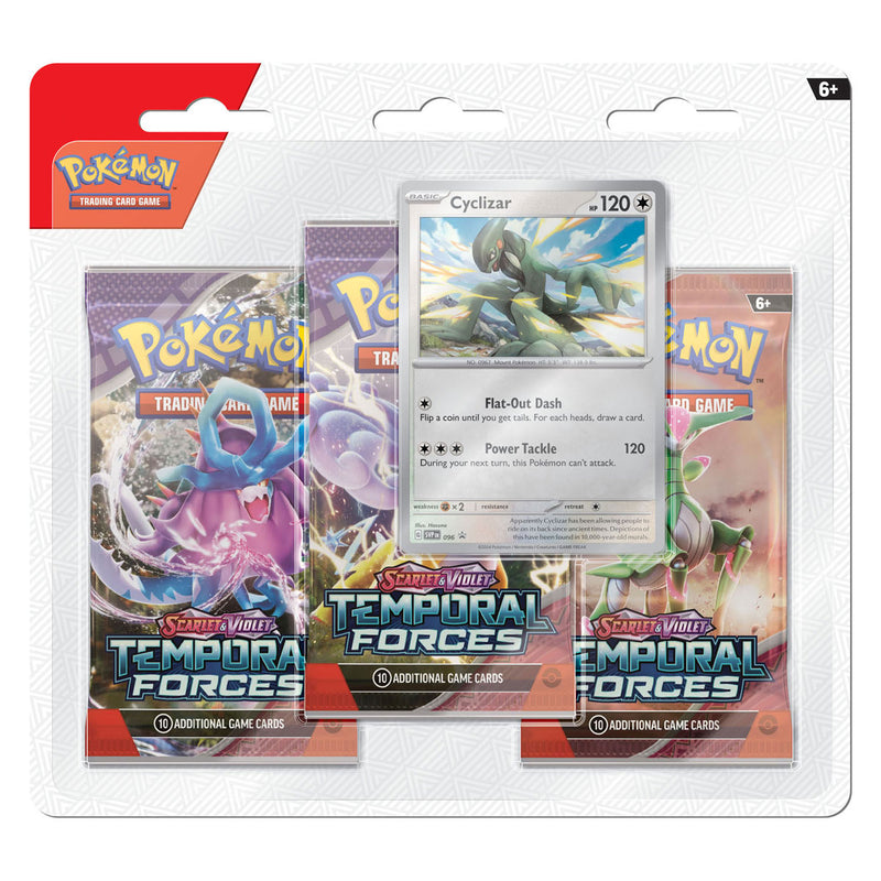 Load image into Gallery viewer, Asmodee TCG SV05 Temporal Forces 3 Booster Blister
